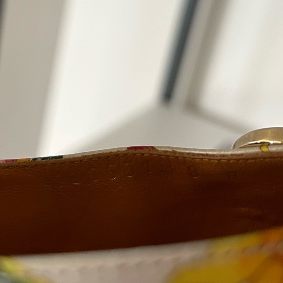 Gucci Flora Horsebit 1955 90's Iconic Kitten Mules Botanical Print sz 8B - Picture 10 of 10